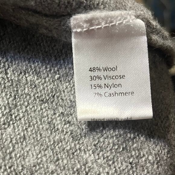 BARTOLINI Wool Cashmere Sweater Womens Size XS Pullover Mock Neck Quiet Luxury - Picture 4 of 5